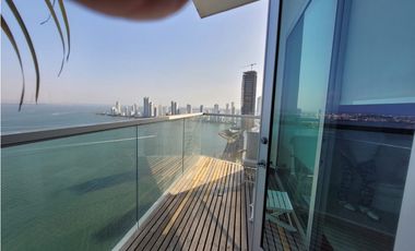 Apartamento Bocagrande sobre la bahia