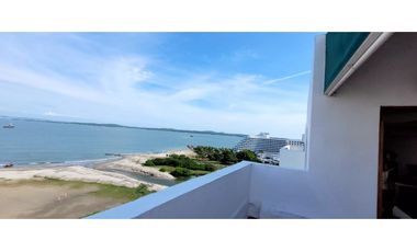 Apartamento Bocagrande vista Bahia