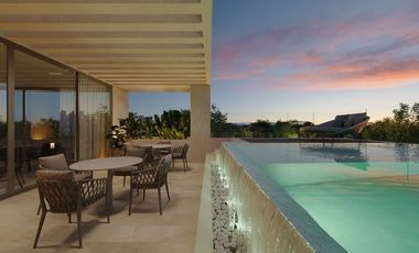 Departamento(2R) en Venta en Pionera Apartments, Conkal