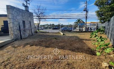 terreno de uso comercial en venta en importante avenida de Concon .