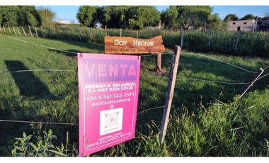 Ibarlucea: Calle 3 y Rivadavia, Barrio abierto Don Hector terreno en esquina de 477 m2, Santa Fe Argentina