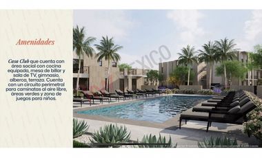 Depa con Jardín y alberca. Juarez Chih.