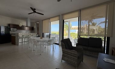 Departamento en venta frente al mar de Telchac Puerto.