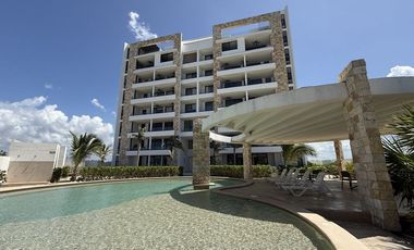 Departamento en venta frente al mar de Telchac Puerto.