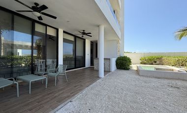 Departamento en venta frente al mar de Telchac Puerto.