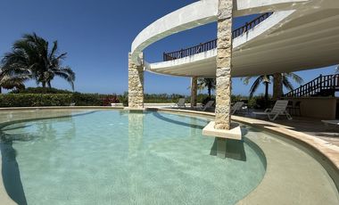 Departamento en venta frente al mar de Telchac Puerto.