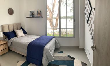 Venta Depart con Vista Al Río, 2 Dorm, PB, Patio, Urb. Provenza  MFV-AQT-GYE