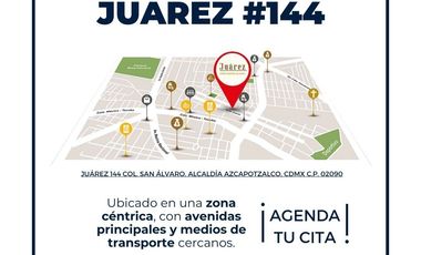 Departamento en Venta,  Juárez, Azcapotzalco