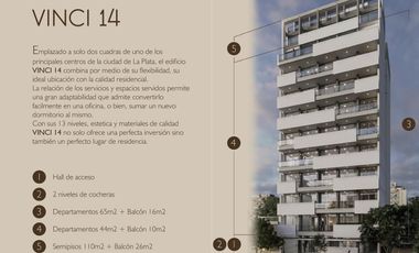 Departamento en venta, fideicomiso, Calle 14 entre 59 y 60, La Plata
