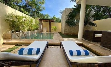 Bonita casa en venta en Villa Nautilus dentro de  Aldea Zamá, Tulum, Qroo.