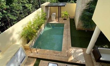 Bonita casa en venta en Villa Nautilus dentro de  Aldea Zamá, Tulum, Qroo.