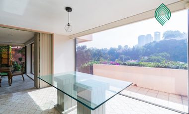 CASA CON JARDIN EN BOSQUES DE LAS LOMAS VENTA O RENTA
