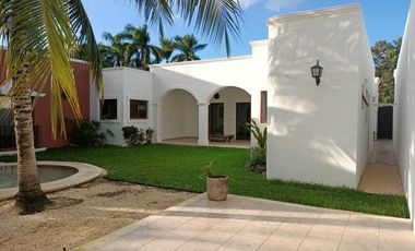 En Venta, Casa de un piso en Las Fincas, Temozón Norte Mérida, Yucatán (3Rec)
