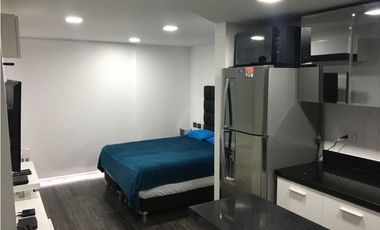 Apartaestudio amoblado Moderno cerca al tesoro el poblado con vista