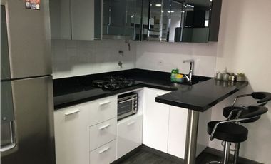Apartaestudio amoblado Moderno cerca al tesoro el poblado con vista
