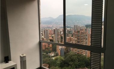 Apartaestudio amoblado Moderno cerca al tesoro el poblado con vista