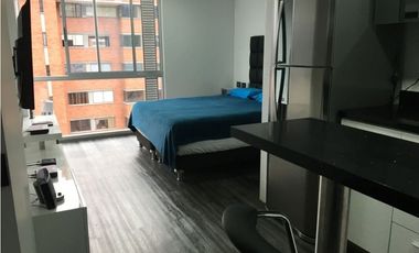 Apartaestudio amoblado Moderno cerca al tesoro el poblado con vista