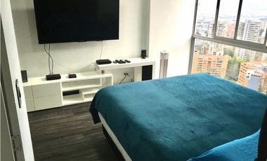 Apartaestudio amoblado Moderno cerca al tesoro el poblado con vista
