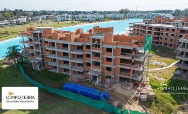 Departamento venta de 1 dormitorio terraza y cochera en Lagoon Pilar