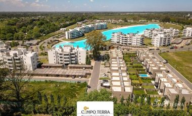 Departamento venta de 1 dormitorio terraza y cochera en Lagoon Pilar