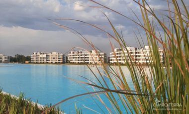 Departamento en venta monoambiente, cocina integrada y cochera en Lagoon Pilar
