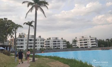 Departamento en venta monoambiente, cocina integrada y cochera en Lagoon Pilar