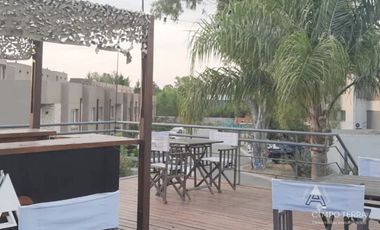 Departamento en venta monoambiente, cocina integrada y cochera en Lagoon Pilar