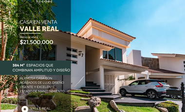 CASA EN VENTA EN VALLE REAL, ZAPOPAN