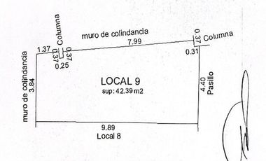 Renta de local comercial en Plaza Mediterraneo