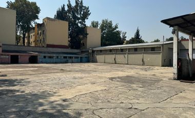 Terreno en renta en Azcapotzalco, amplio uso de suelo
