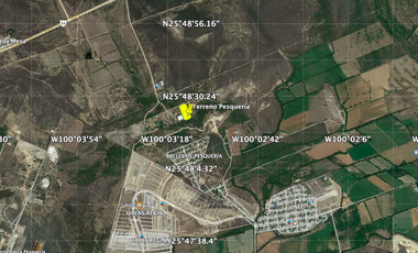 Terreno  industrial en renta en Pesquería  Nuevo León
