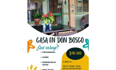 VENTA DE CASA EN DON BOSCO