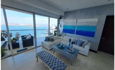 Apartamento Bocagrande sobre la bahia