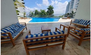 Apartamento Bocagrande sobre la bahia