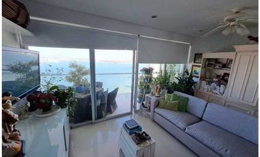 Apartamento Bocagrande sobre la bahia