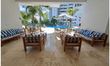 Apartamento Bocagrande sobre la bahia