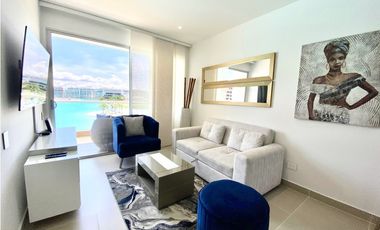 Zona Norte - Alquiler de apartamento amoblado en Baia Kristal.