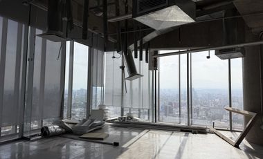Renta oficina 465m2 acondicionada Reforma Juarez Cuauhtémoc Torre New York Life