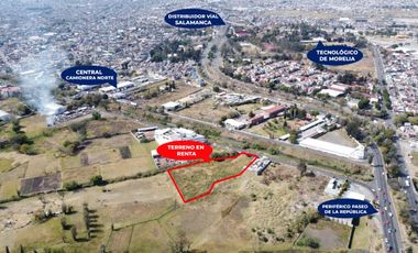 Terreno en renta en Morelia, Av. División del Norte