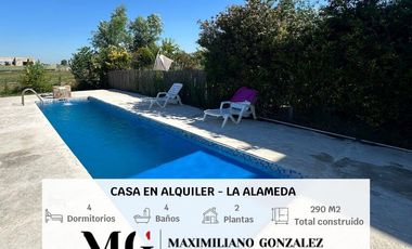 Casa en Alquiler Temporal, 5 ambientes  - La Alameda, Canning
