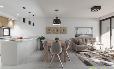 Departamento 3 ambientes a estrenar con balcon terraza