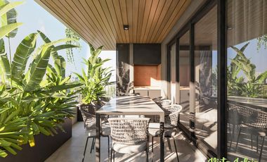 Departamento 3 ambientes a estrenar con balcon terraza