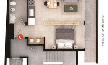 DEPARTAMENTO A ESTRENAR EN VENTA DE 2 AMBIENTES EN SUITE Y TOILETTE EN PALERMO SOHO CON AMENITIES
