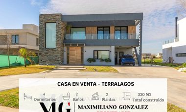 Casa en venta y alquiler, 5 ambientes - Terralagos, Canning