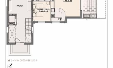 Departamento de 2 Ambientes en Venta  en la Reserva Cardales
