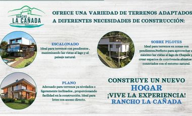 TERRENOS DE OPORTUNIDAD CON  VISTA PANORAMICA AL LAGO DE CHAPALA