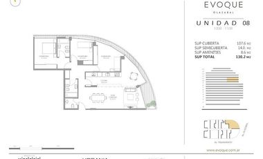 Evoque Olazabal - 4 ambientes - Balcón - Venta - Full amenities - Villa Urquiza
