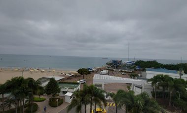 Departamento vista al mar en  Chipipe sector Yacht Club Salinas