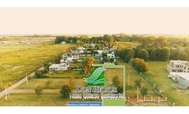Ibarlucea: Calle 7 y Rivadavia, Barrio abierto Don Hector Lote de 533 m2 cercado, Santa Fe Argentina