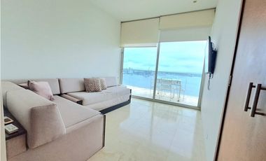 Apartamento Bocagrande sobre la bahia